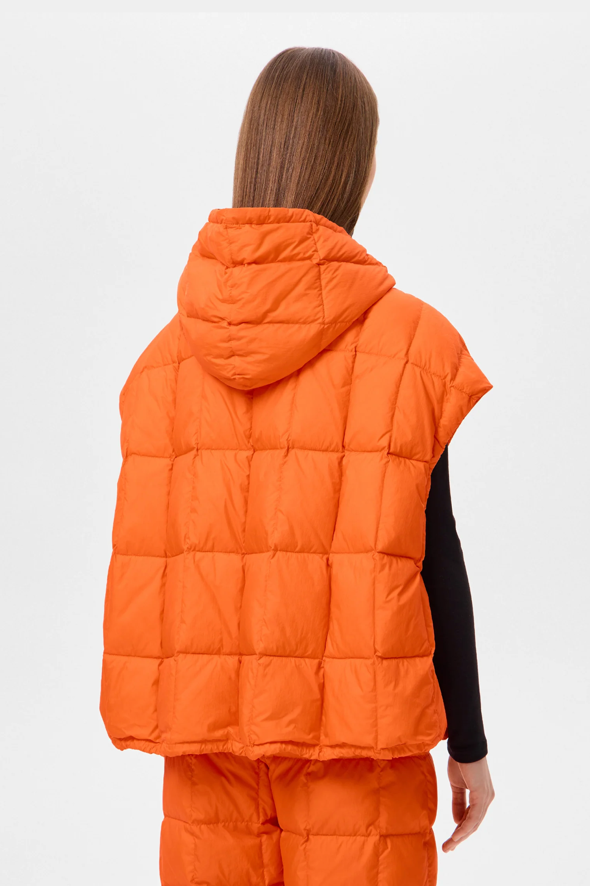 Veste sans manche cozy arco orange Ienki Ienki