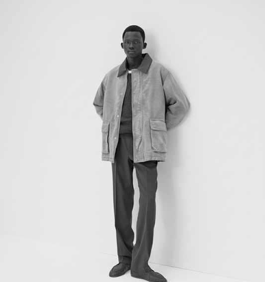 Veste en Coton Bio Teint, Duck canvas