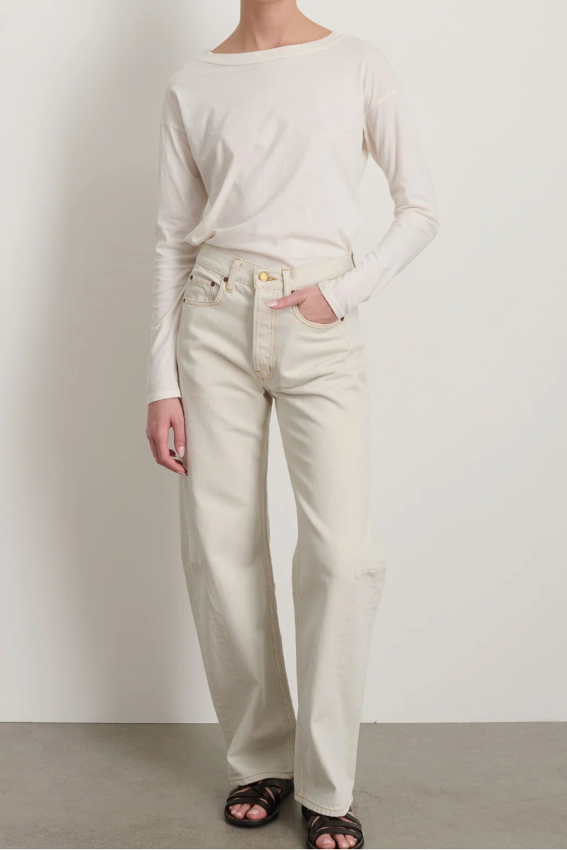 Jeans Slim Lasso Tile White