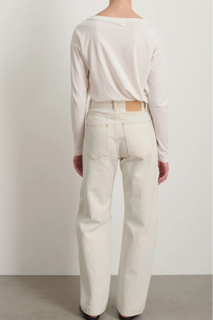 Jeans Slim Lasso Tile White