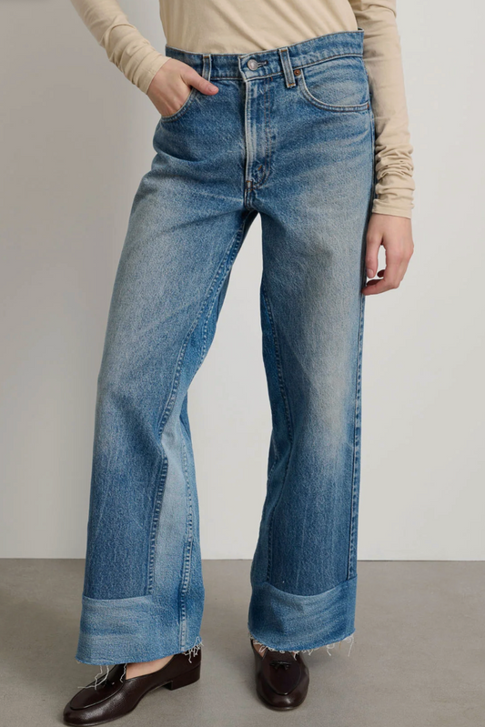 Reworked Vintage Culotte Indigo