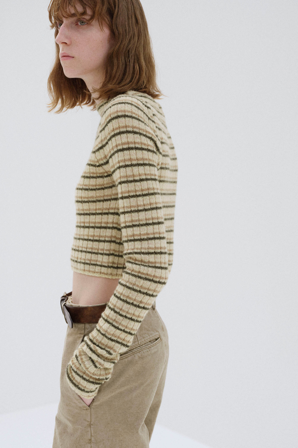 Pull en laine shetland et cachemire