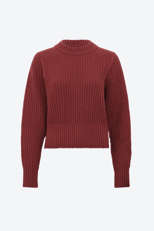 Pull maille gaufrée angelina