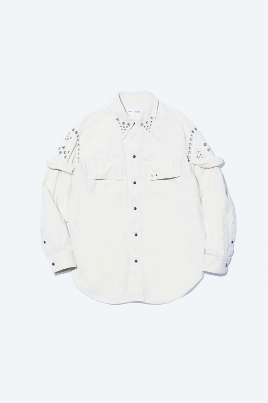 Chemise en denim off white