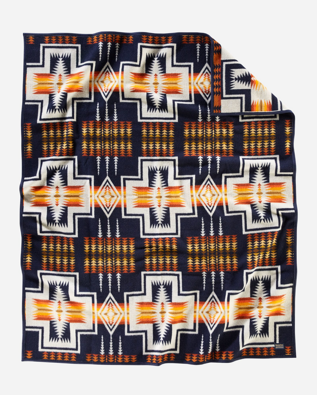 Plaid Harding Jacquard marine 162*203cm Pendleton