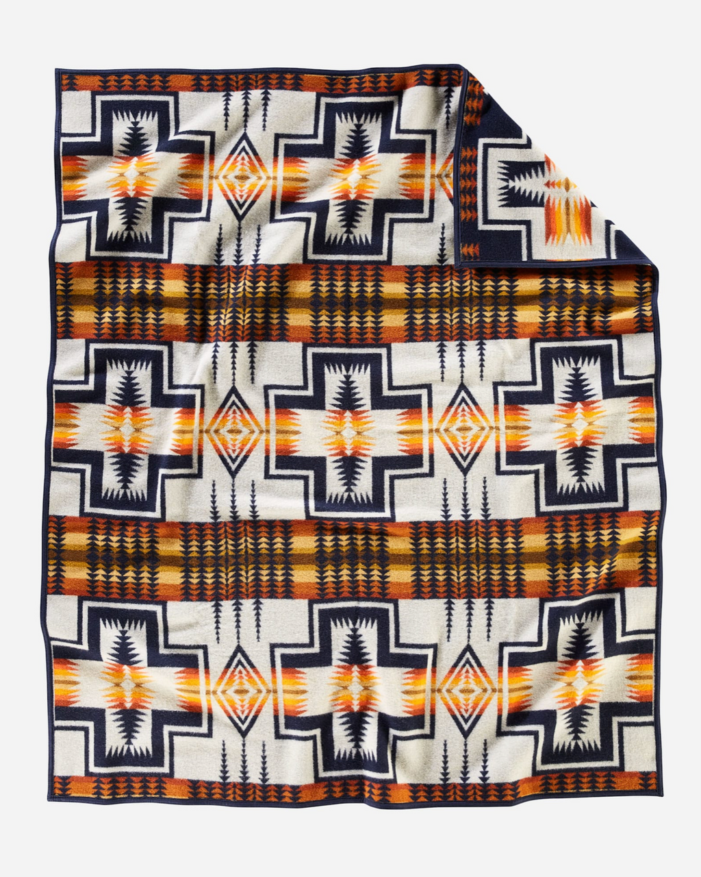 Plaid Harding Jacquard marine 162*203cm Pendleton