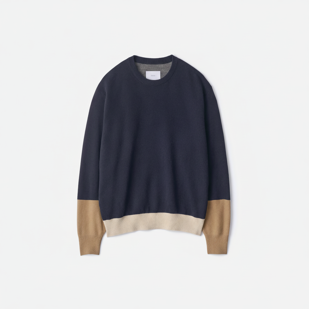 Pull color block en laine extra-fine SSStein