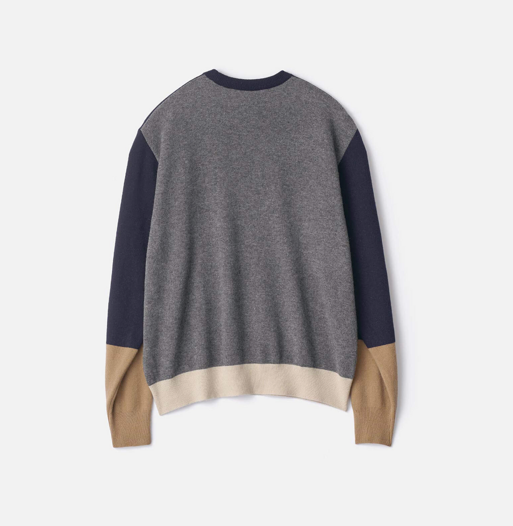Pull color block en laine extra-fine SSStein