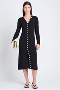 Cameron Knit Dress in Boucle Viscose Proenza Schouler White Label