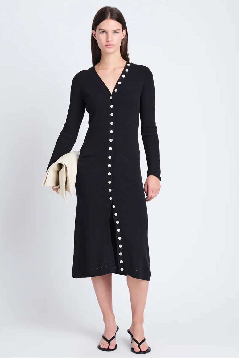 Cameron Knit Dress in Boucle Viscose Proenza Schouler White Label