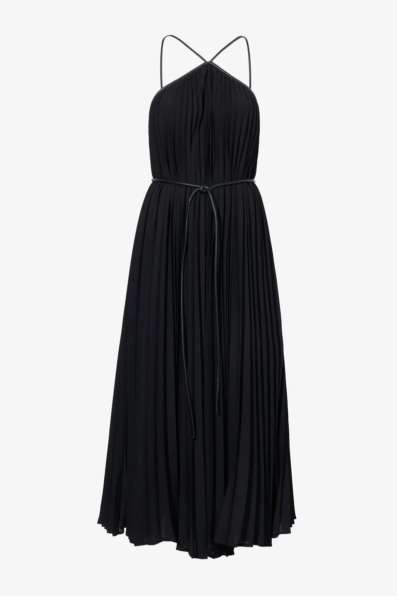 Celeste Pleated Dress in Lightweight Crepe Proenza Schouler White Label
