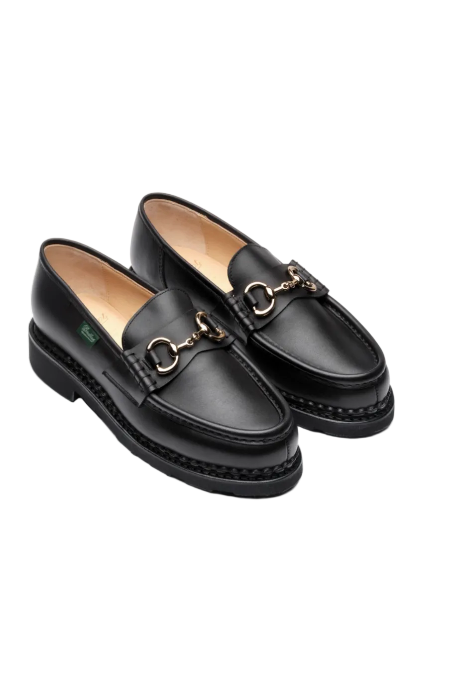 Souliers Orsayti / griff Noir Lisse Paraboot