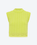 Top en maille zellige limoncello Toucan Molli