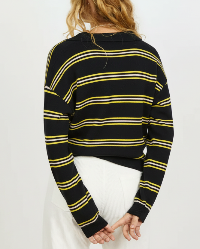 Polo Léon Stripes Light Navy 20