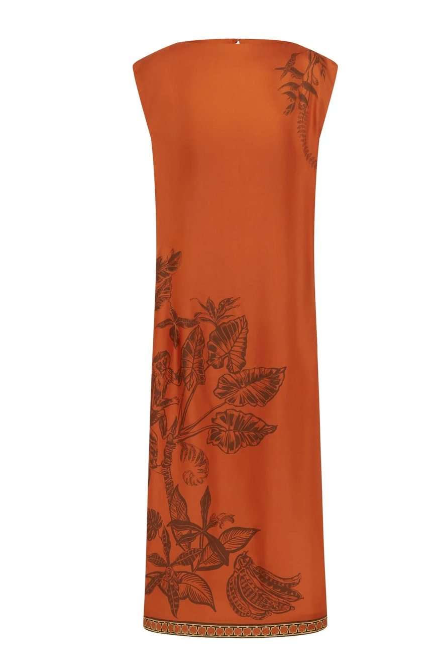 Robe en soie Alemais