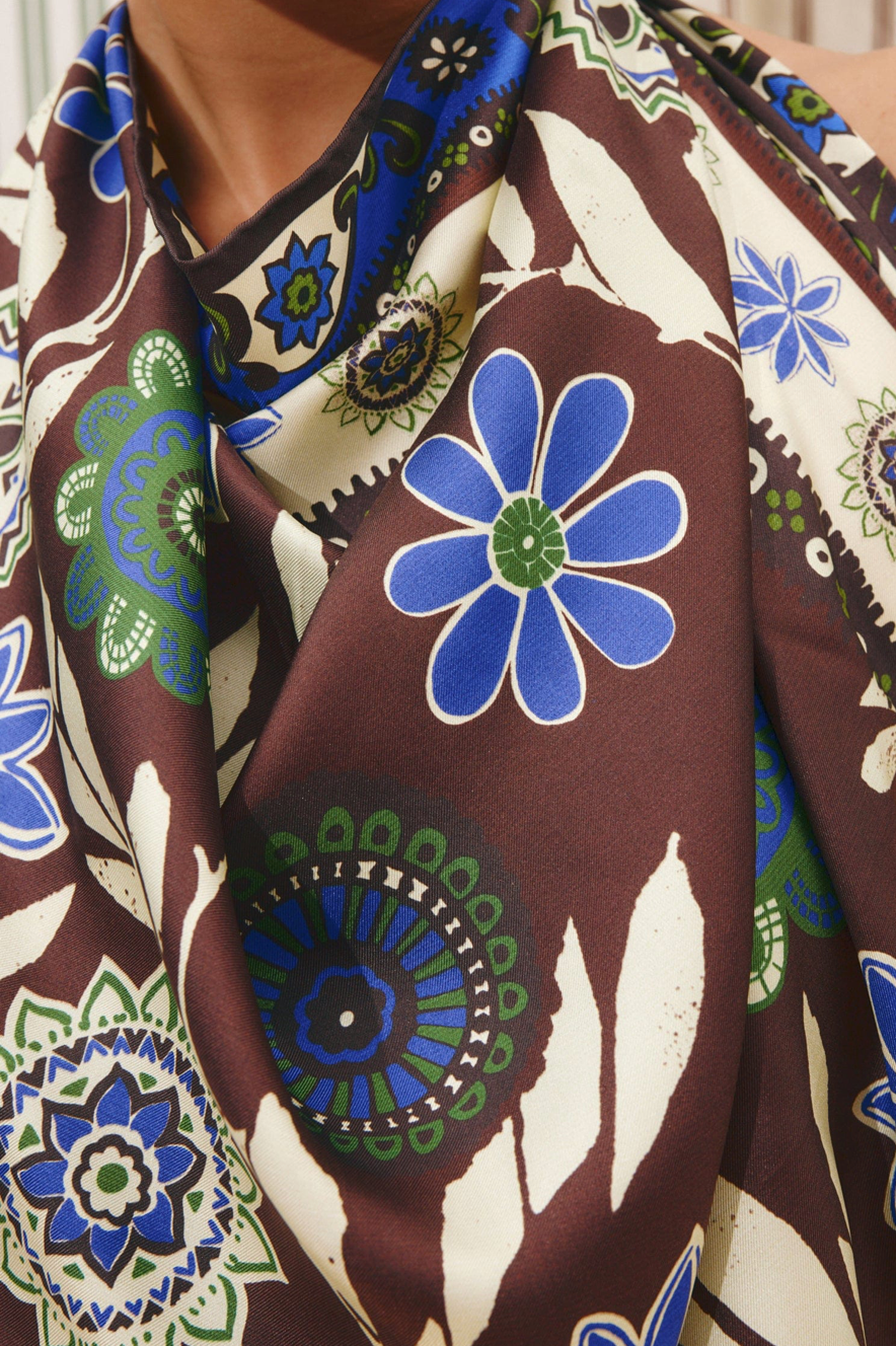 Foulard en soie Jasper Alemais