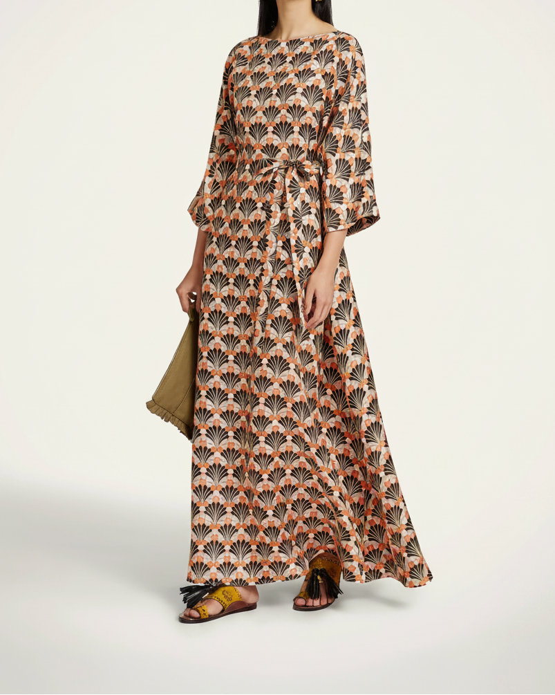 MUUMUU DRESS ROUND NECK LA DOUBLE J
