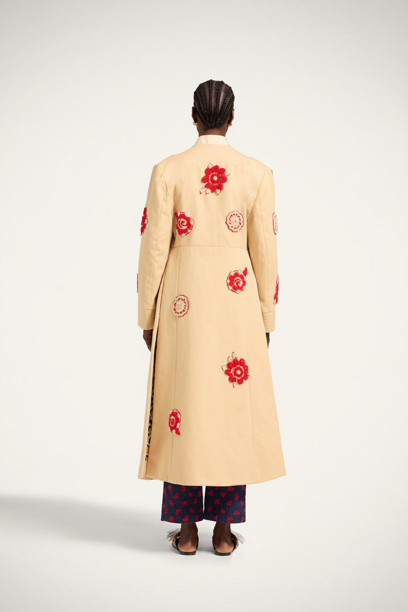 KINTSUGI COAT EMBROIDERED LA DOUBLE J