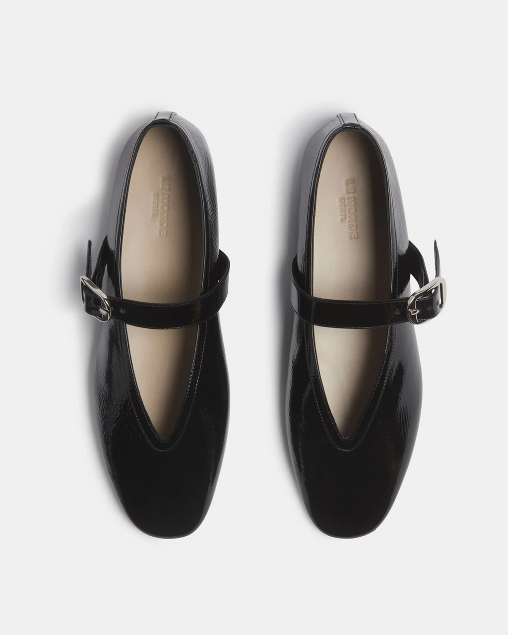 Stella slipper slipper black patent Le Monde Béryl
