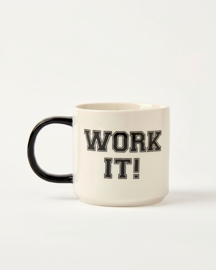 Mug snoopy work it