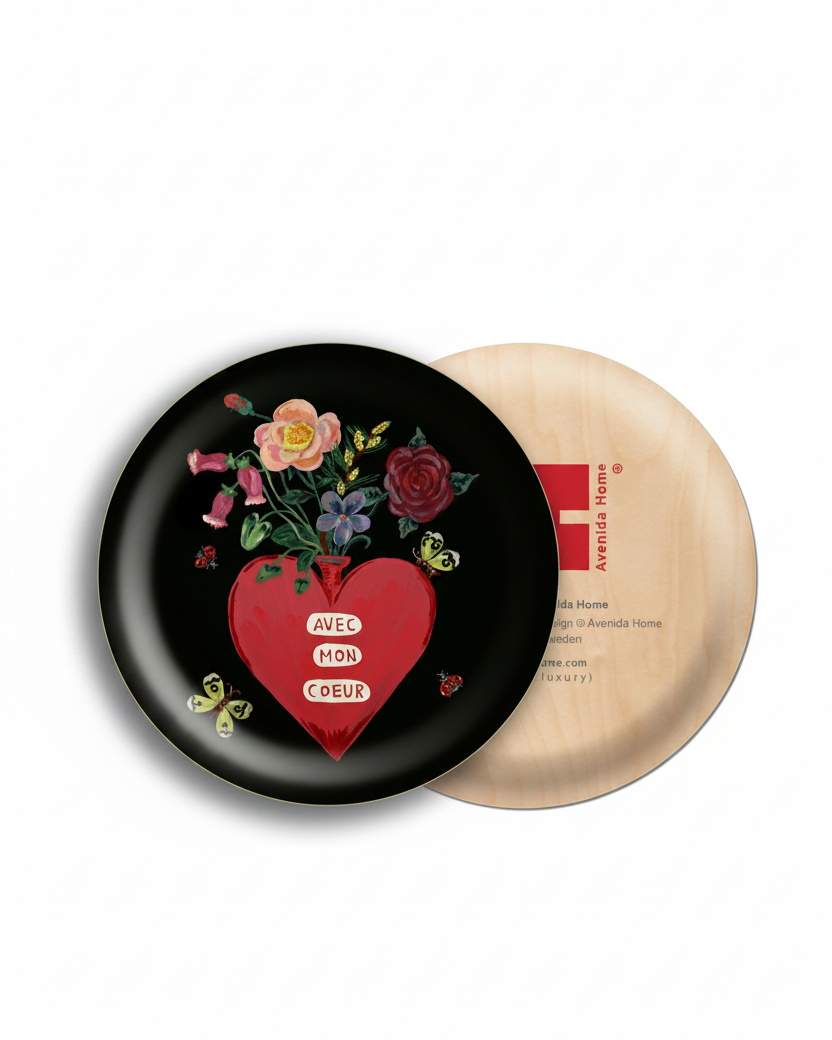 Avec mon coeur mini tray avenida home x Natahlie lété