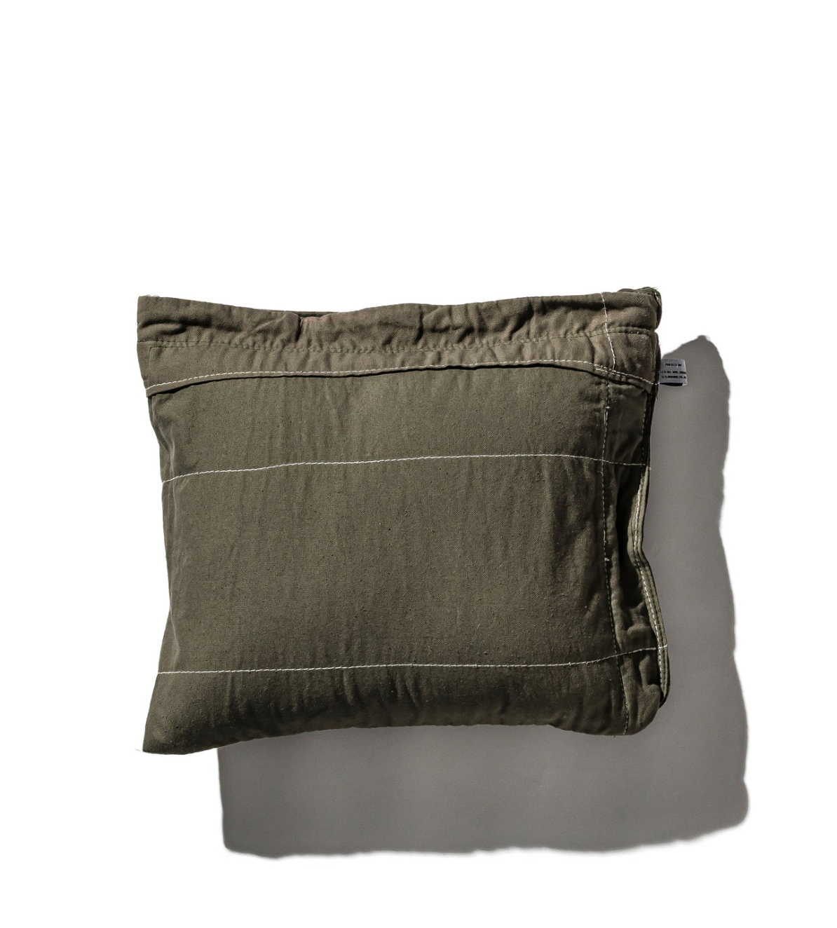 Vintage machine cover fabric cushion Puebco