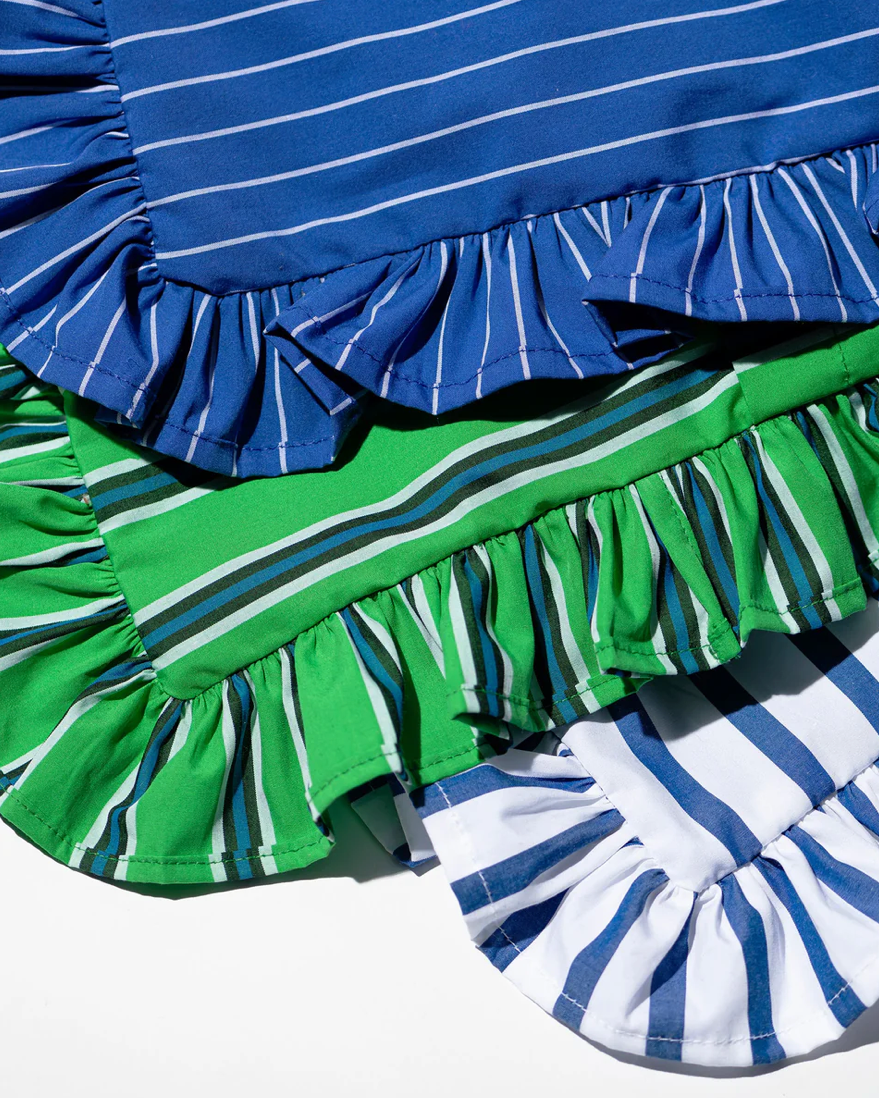 SHIRT FABRIC RUFFLE CUSHION Puebco