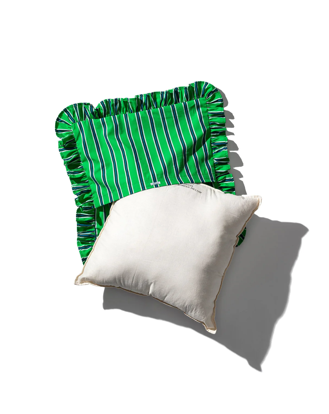 SHIRT FABRIC RUFFLE CUSHION Puebco