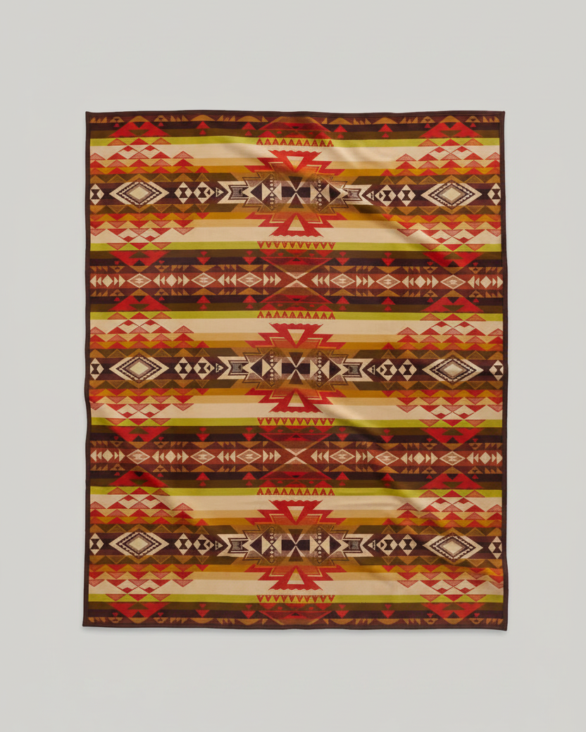 Limited edition jacquard robe highland peak red Pendleton