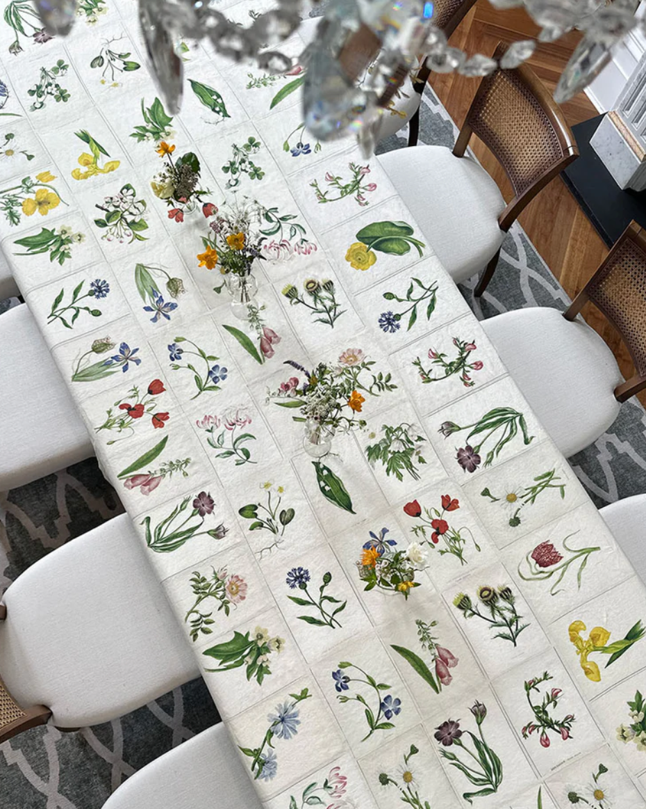 Nappe en lin "Botanical Tiles" John Derian x S&B