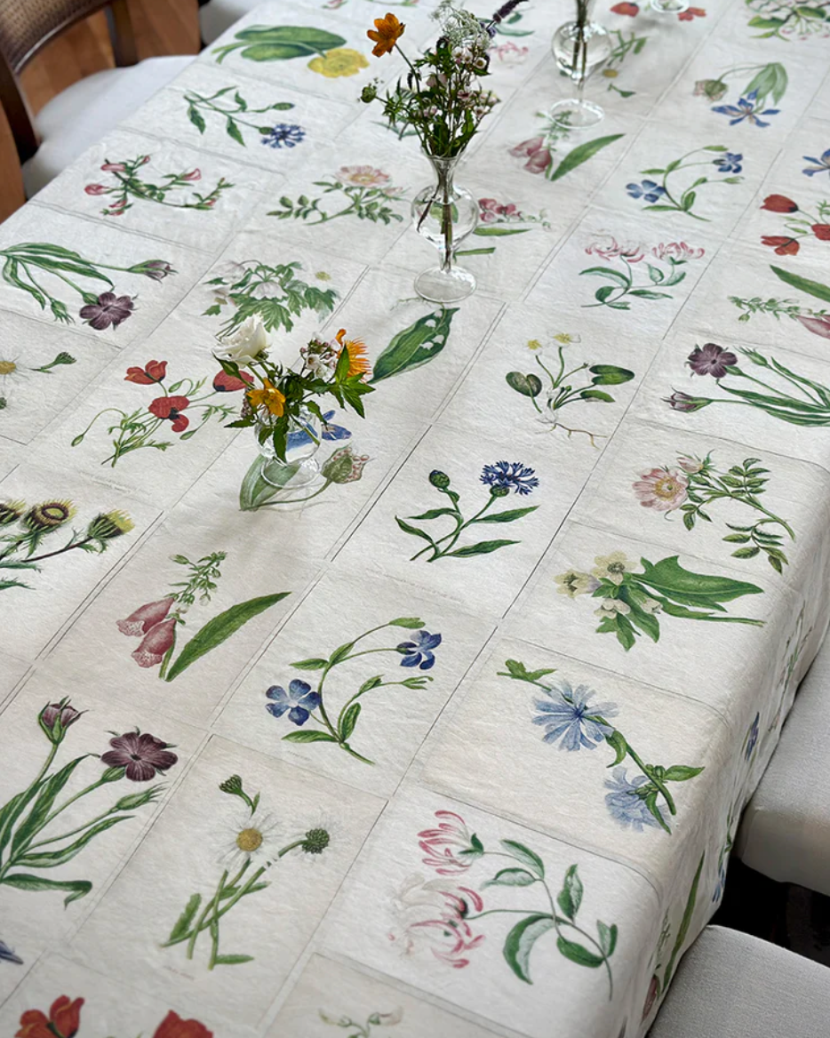 Nappe en lin "Botanical Tiles" John Derian x S&B