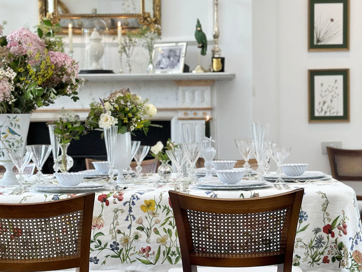 Nappe en lin "Botanical Wildflower" John Derian x S&B