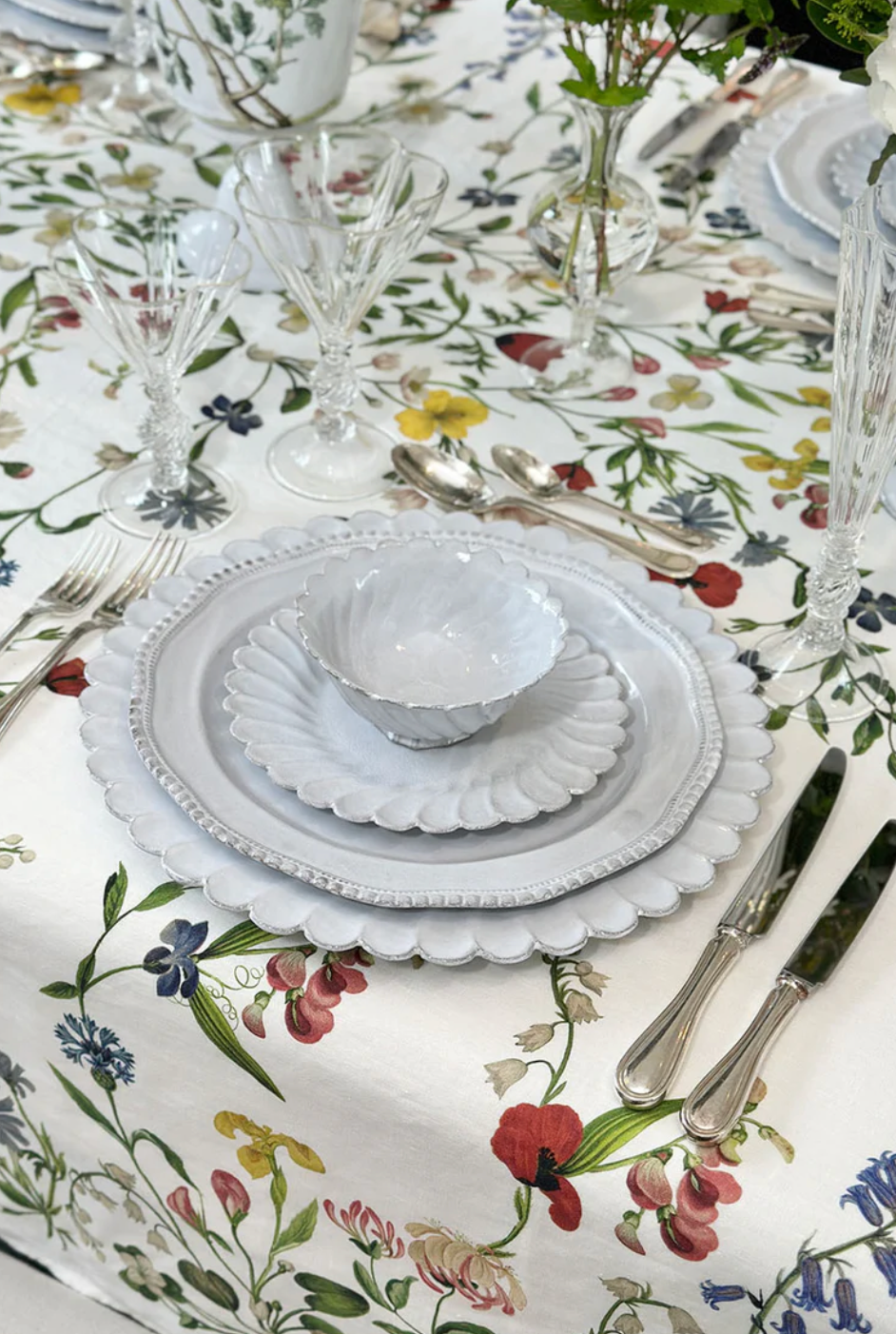 Nappe en lin "Botanical Wildflower" John Derian x S&B