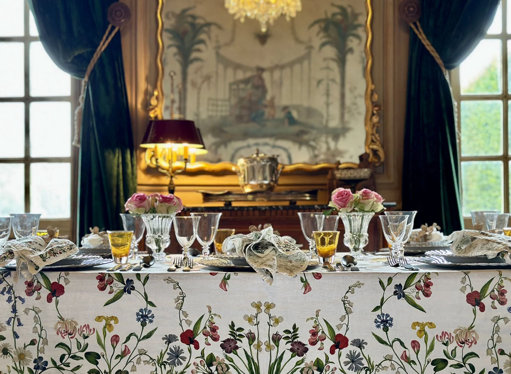 Nappe en lin "Botanical Wildflower" John Derian x S&B