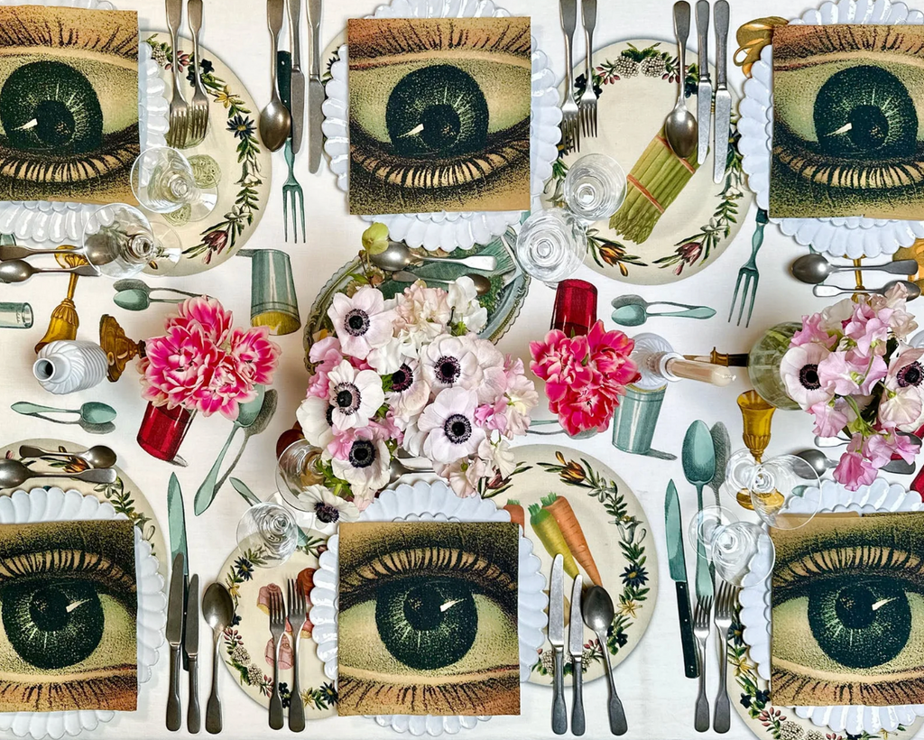 Serviette en Lin "Eye" Summerill & Bishop x John Derian