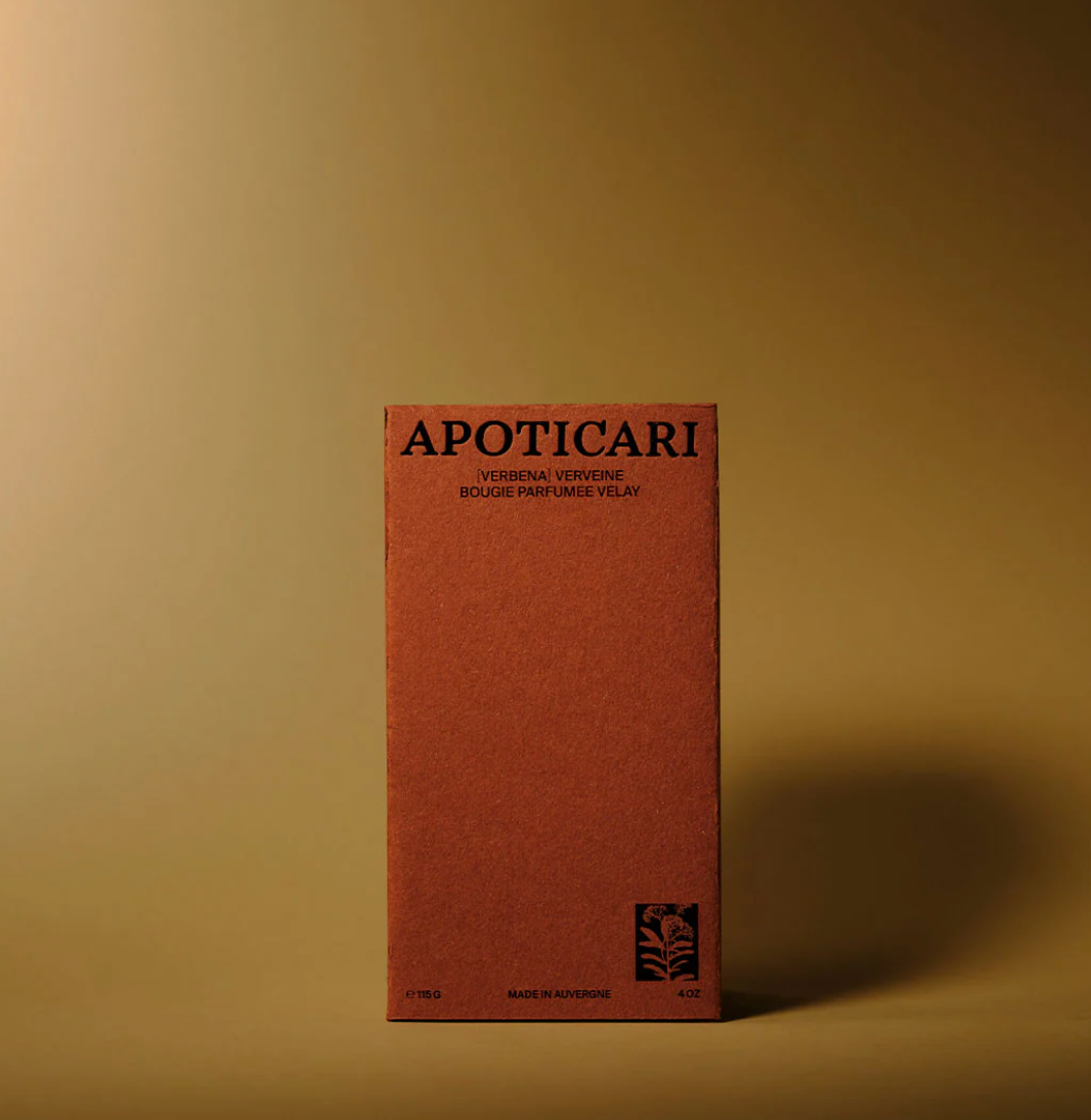Bougie parfumée Velay-Verveine APOTICARI
