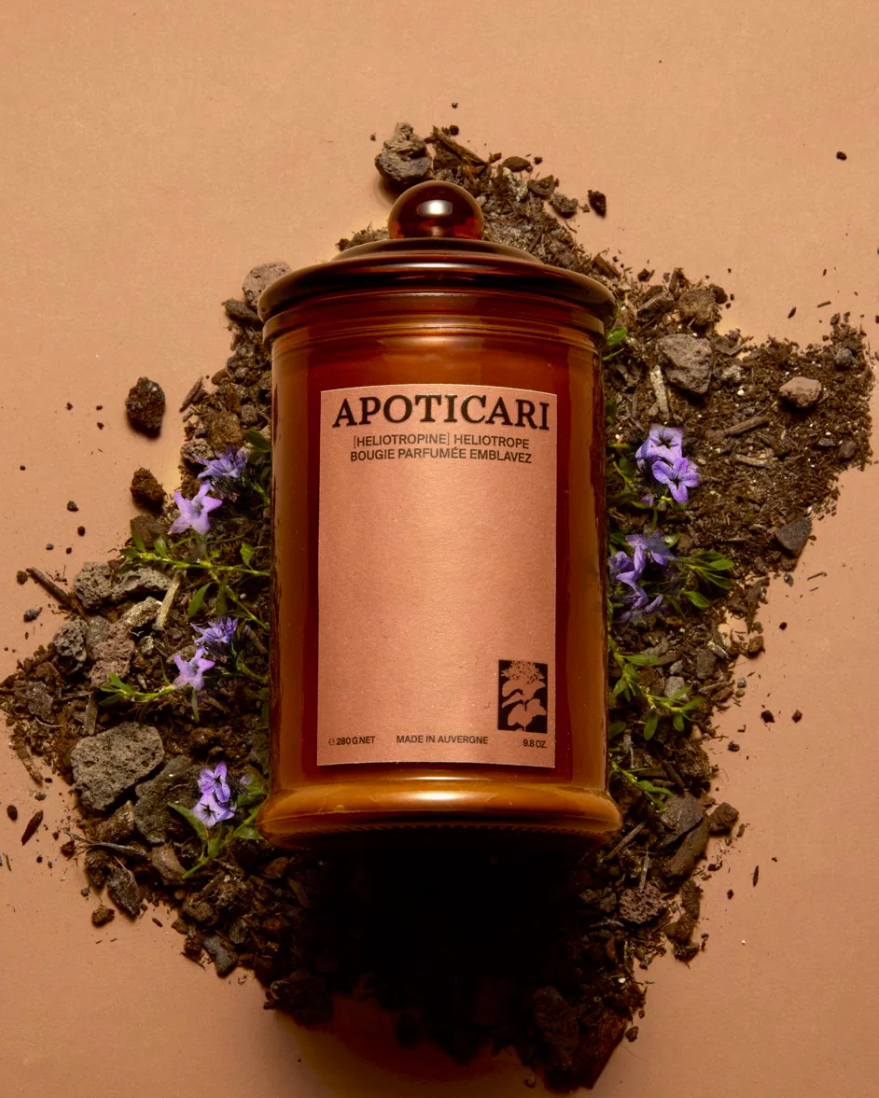 Bougie parfumée Emblavez-Heliotrope APOTICARI