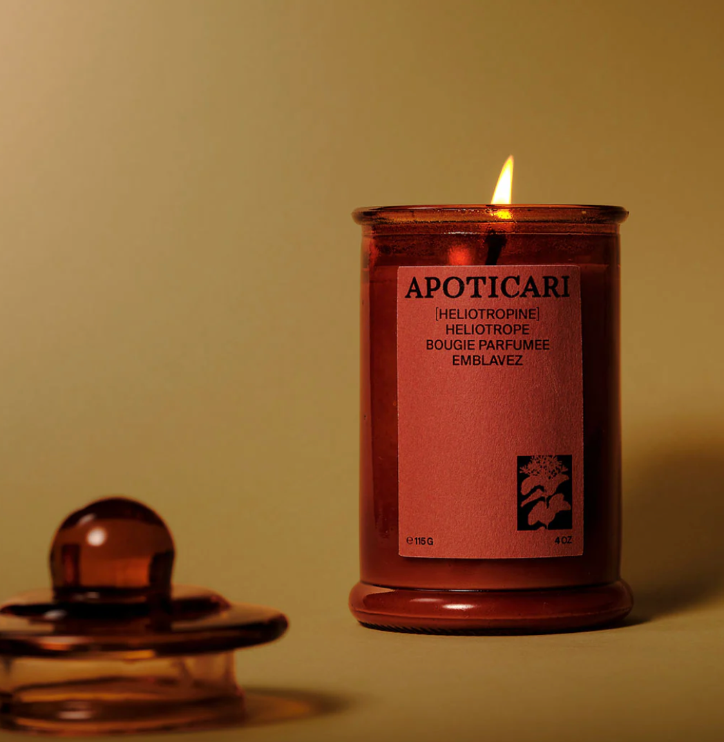 Bougie parfumée Emblavez-Heliotrope APOTICARI