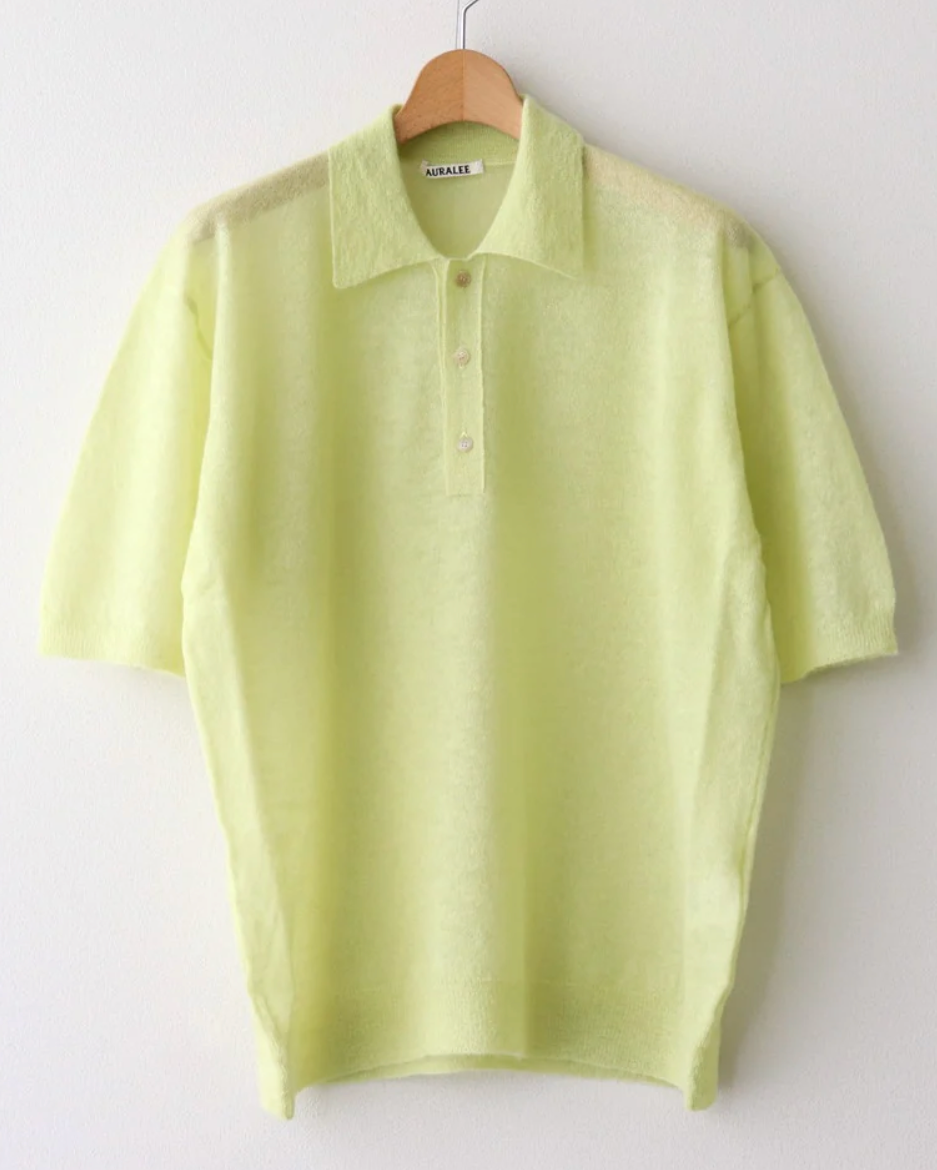 Polo KID MOHAIR KNIT P/O Auralee