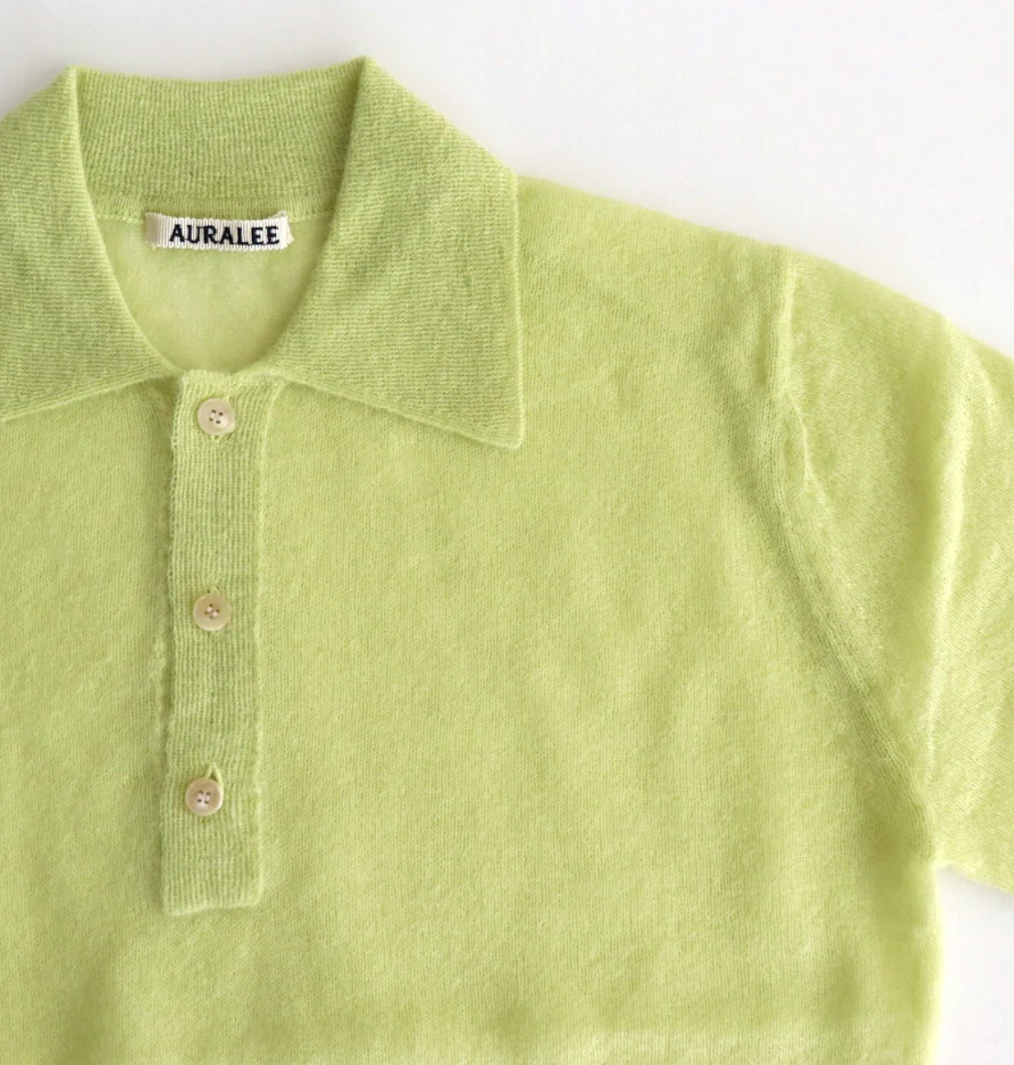 Polo KID MOHAIR KNIT P/O Auralee