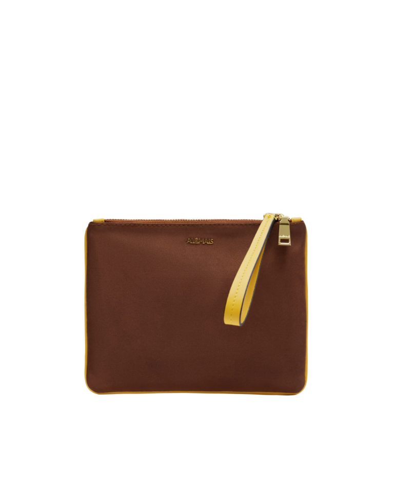 Alémais Ace horse embroidered clutch