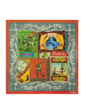 Alémais Ace silk scarf