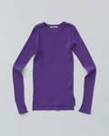 Auralee – Pull en maille côtelée de laine ultra-fine