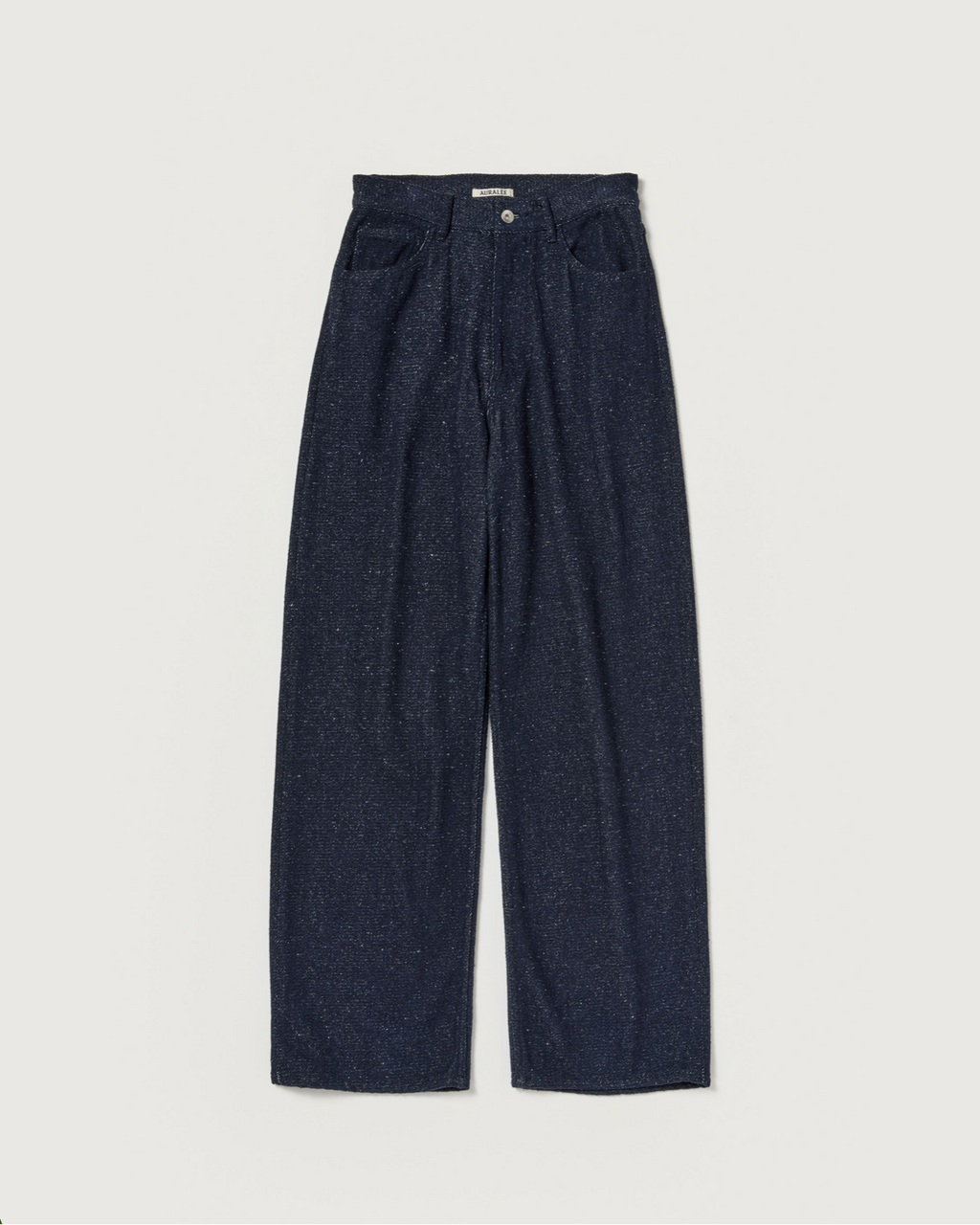 Auralee – Pantalon large en denim de soie