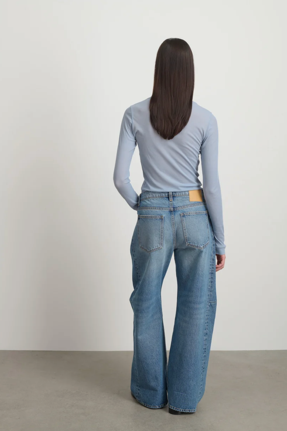 Jeans Relaxed Cuffed Lasso Jane wash B Sides