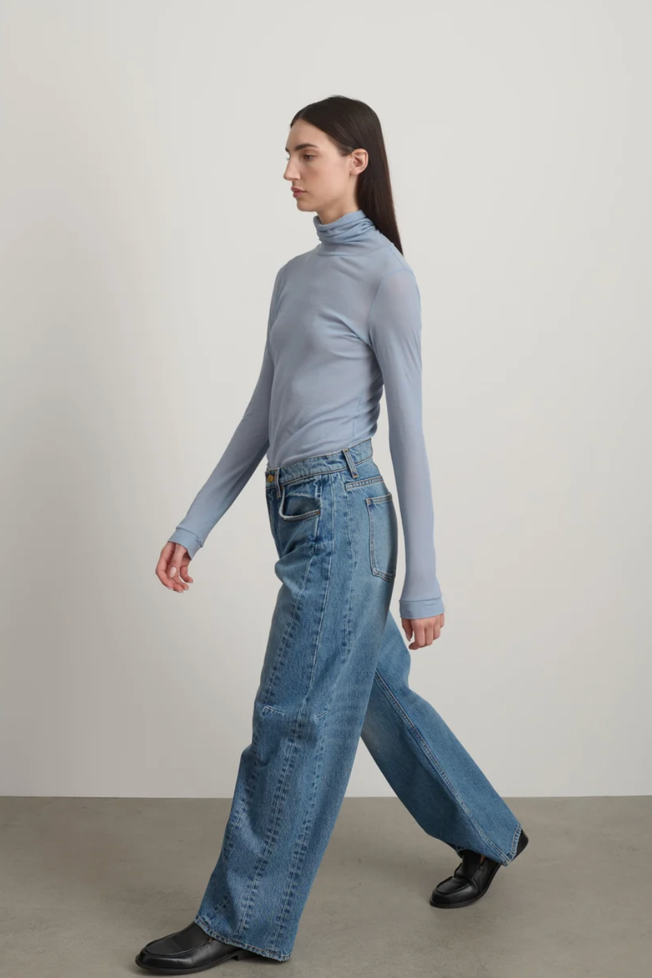 Jeans Relaxed Cuffed Lasso Jane wash B Sides