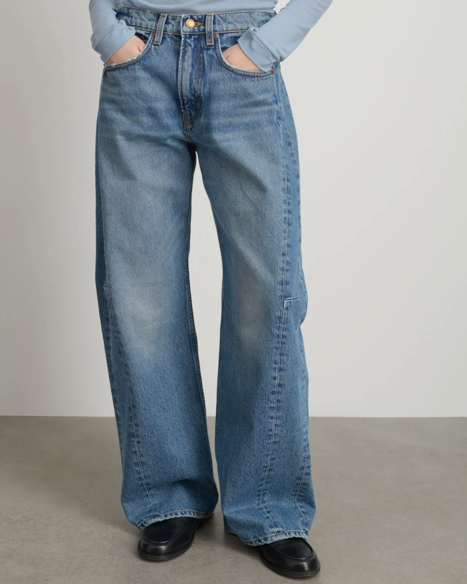 Jeans Relaxed Cuffed Lasso Jane wash B Sides