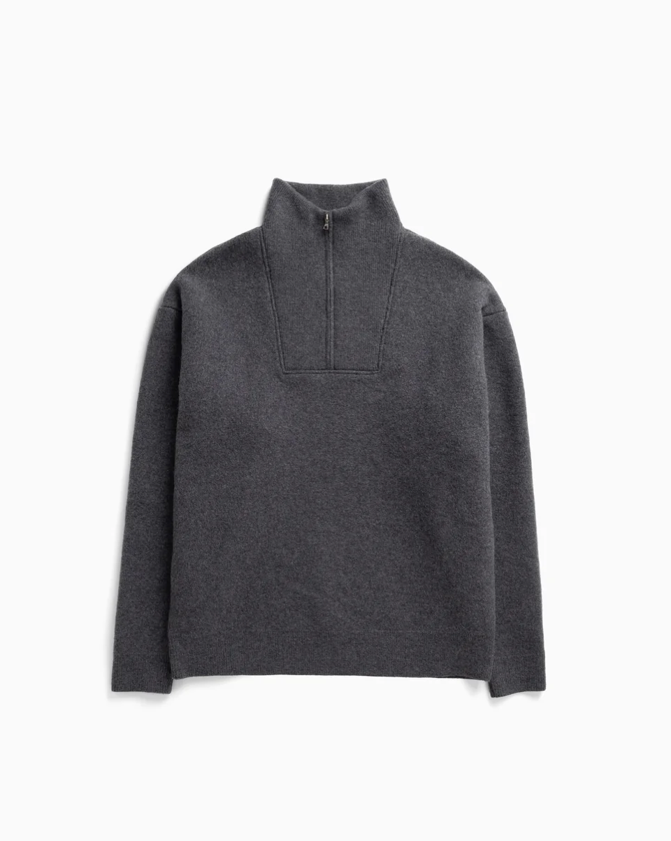 ARPENTEUR  Pull Camioneur Gris Chiné