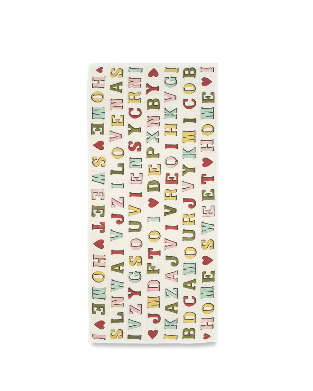 Summerill & bishop x John Derian nappe en lin Alphabet