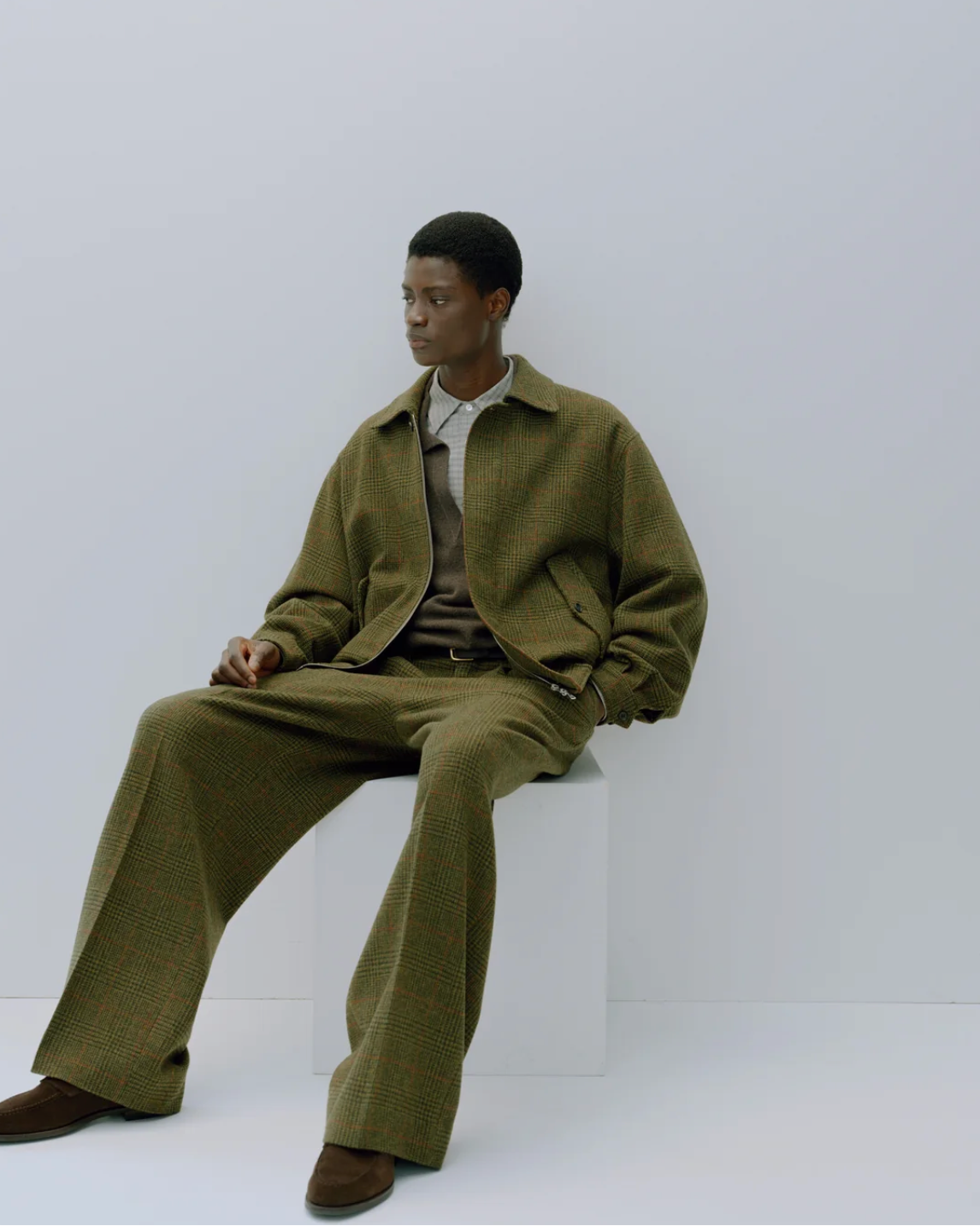Ssstein - Veste British tweed Harrington